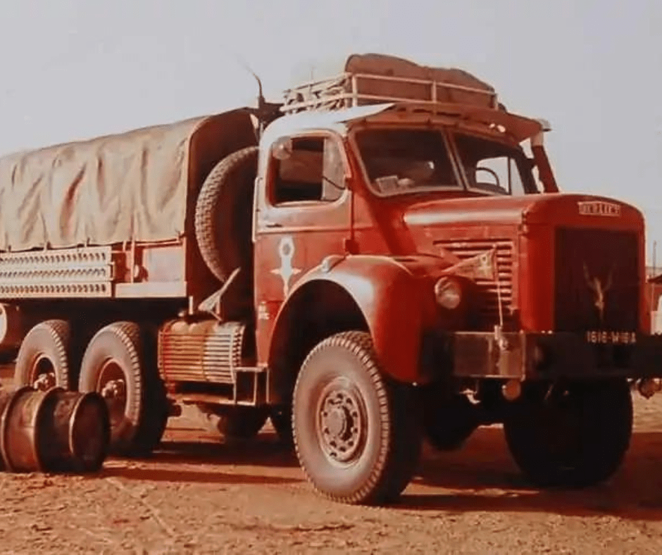 Camion de Berliet lors d'une mission