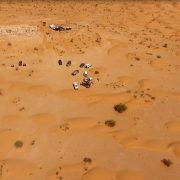 Photo de drone pris lors du raid 4x4 en Tunisie