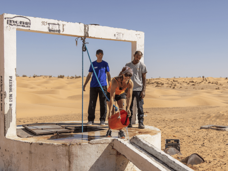 Construction d'un puits en Tunisie