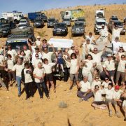 Photo de l'équipage durant le raid en 4x4 en Tunisie en 2012