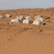 Campements lors d'un raid en 4x4 en Tunisie