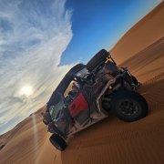 Photo d'un SSV pris lors d'un raid au Maroc dans le désert