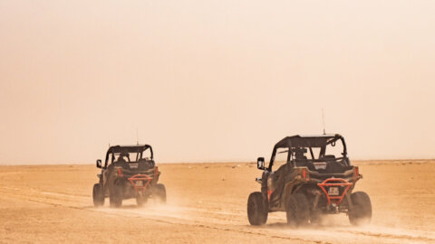 2 SSV de dos dans les dunes