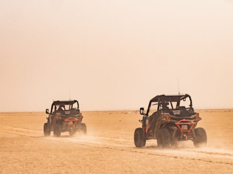 2 SSV de dos dans les dunes